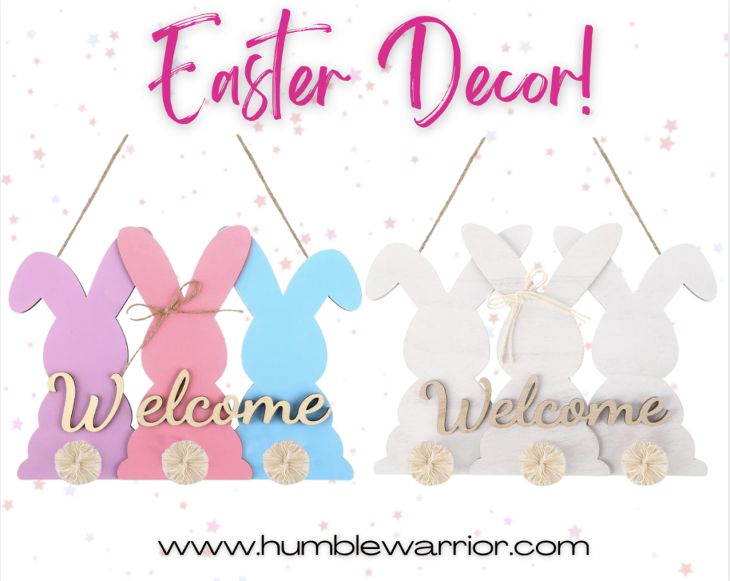 Easter Wooden Hanging Sign!